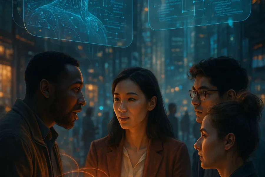 Intencje a algorytmy – Przyszłość komunikacji międzyludzkiej z udziałem AI.