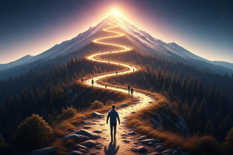 Osiąganie celów jest ścieżką rozwoju duchowego