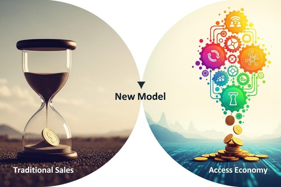 Modele biznesowe przyszłości: subskrypcje, ekosystemy i ekonomia dostępu.