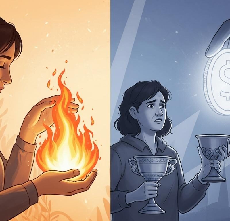 Motywacja wewnętrzna vs zewnętrzna - która naprawdę działa?