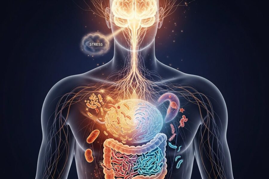 Oś jelita-mózg: jak mikrobiota kontroluje nastrój i energię