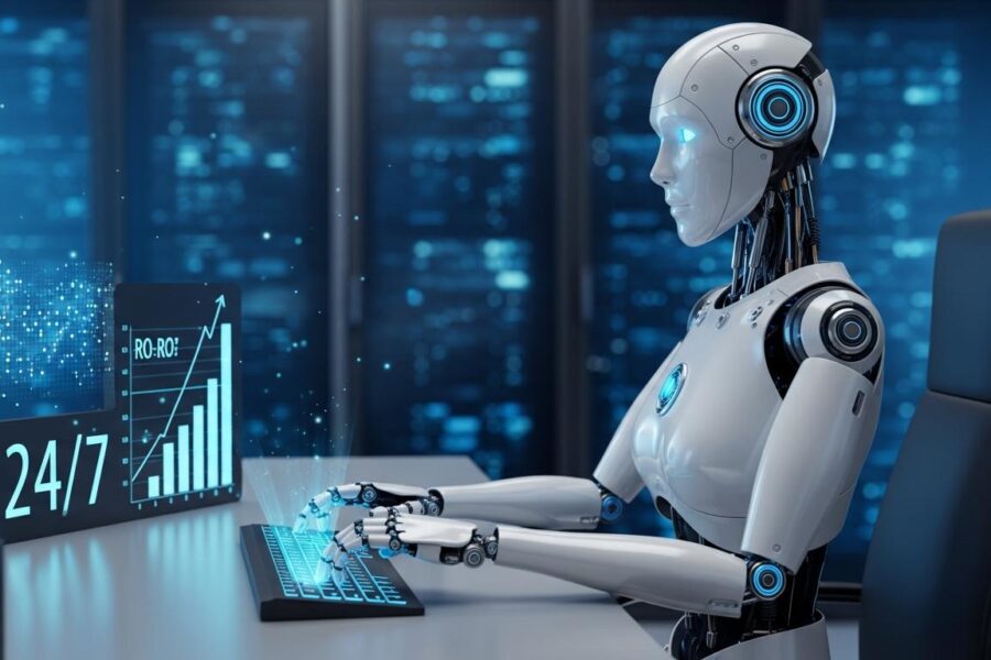 Agenci AI jako pracownicy: wdrożenie cyfrowego zespołu 24/7