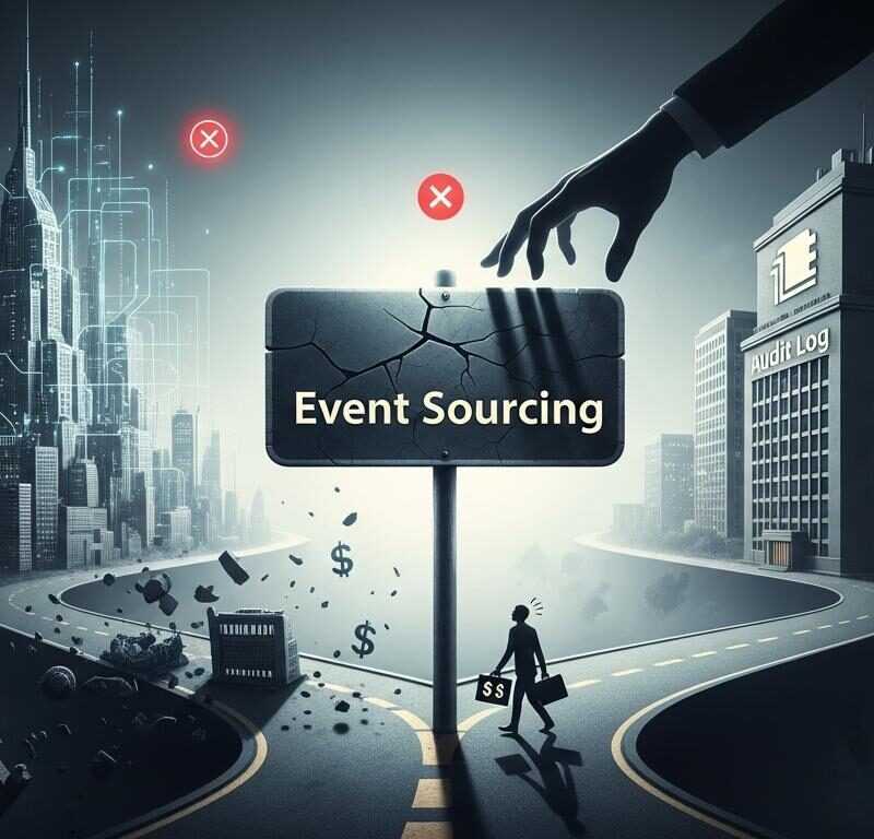 Event Sourcing vs Audit Log: Błąd, który kosztuje miliony
