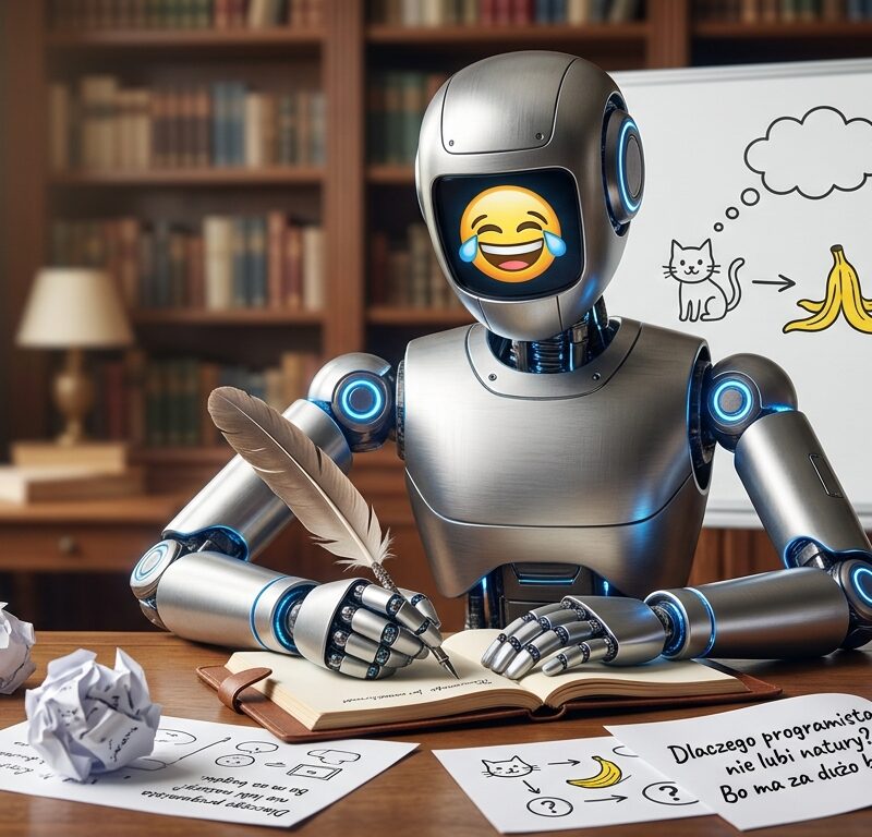 AI i humor: Czy maszyna rozśmieszy Cię lepiej niż człowiek?
