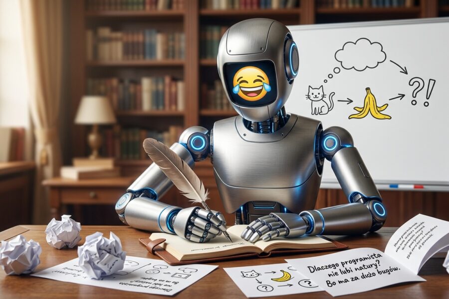 AI i humor: Czy maszyna rozśmieszy Cię lepiej niż człowiek?
