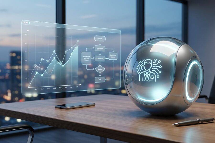 AI jako Dyrektor Operacyjny – Autonomiczny Biznes w 4 Krokach