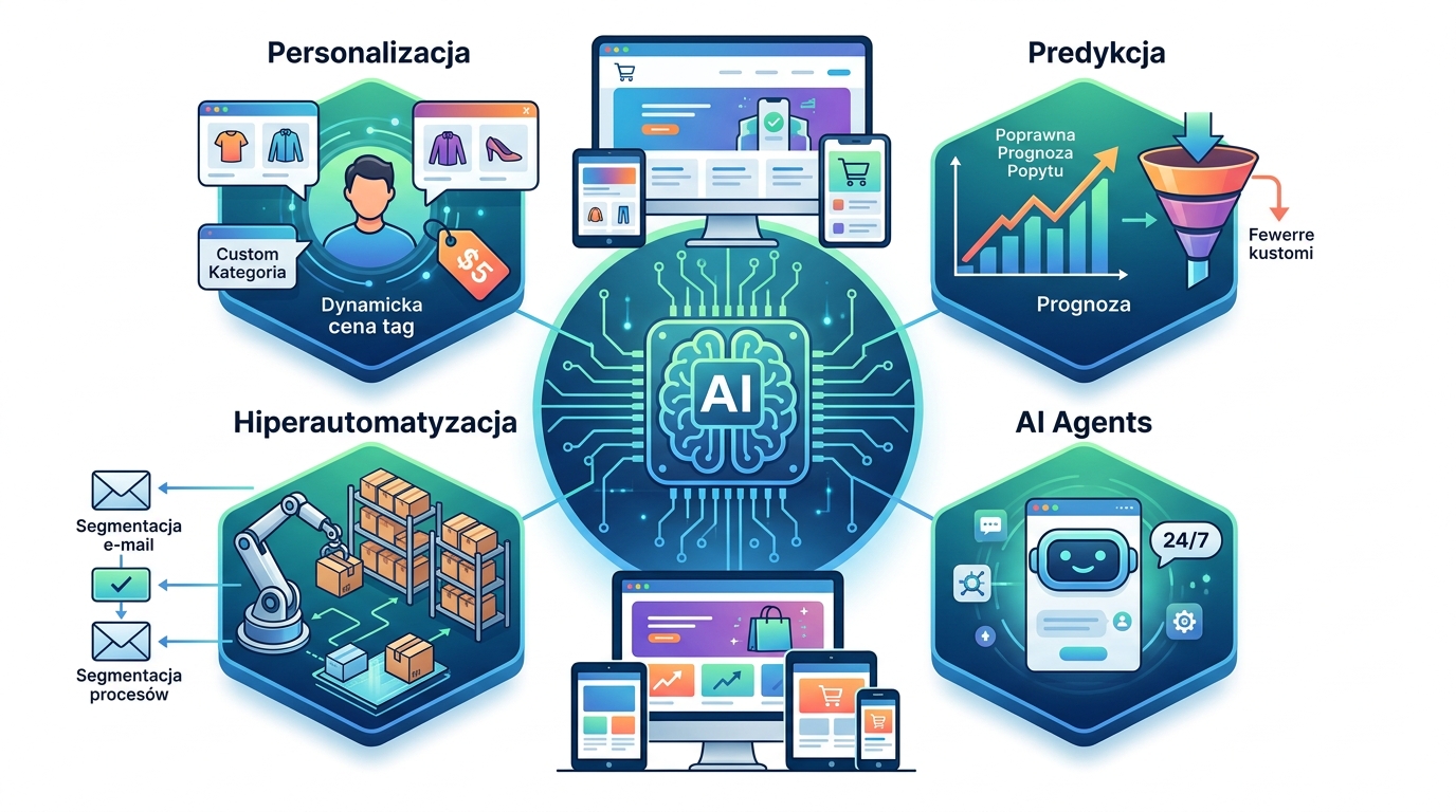 AI w e-commerce 2026: Personalizacja i hiperautomatyzacja
