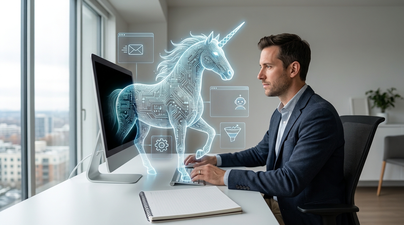 One-Person Unicorn: ARR 1 mln+ bez zespołu w 2026