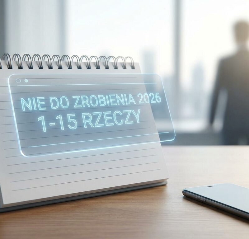 NIE-Do-Zrobienia 2026: 15 nawyków, które musisz porzucić