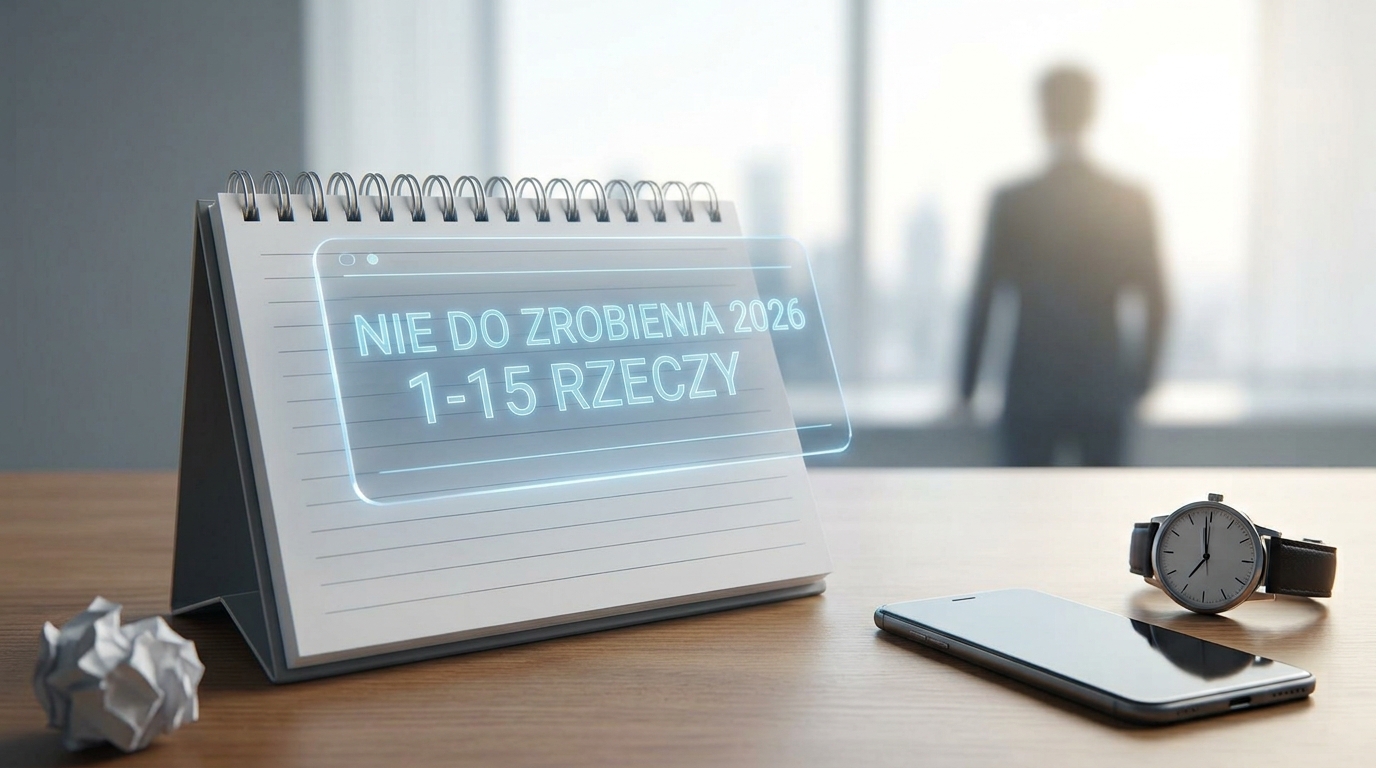 NIE-Do-Zrobienia 2026: 15 nawyków, które musisz porzucić